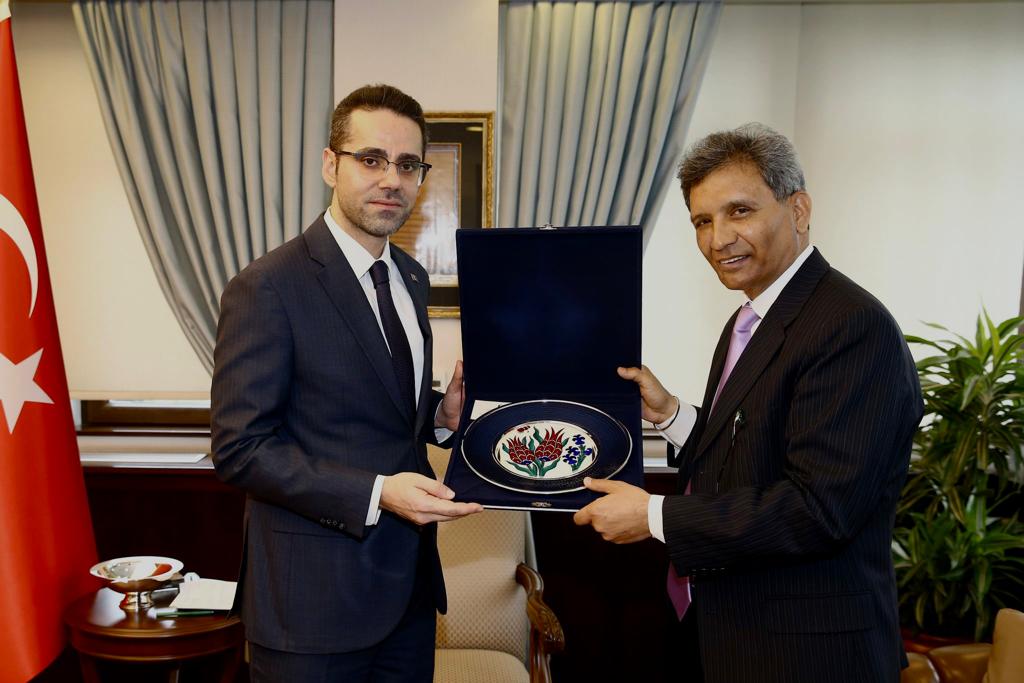 Ambassador Dr. Virander Paul courtesy call on Türkiye’s Deputy Foreign Minister H.E. Yasin Ekrem Serim
