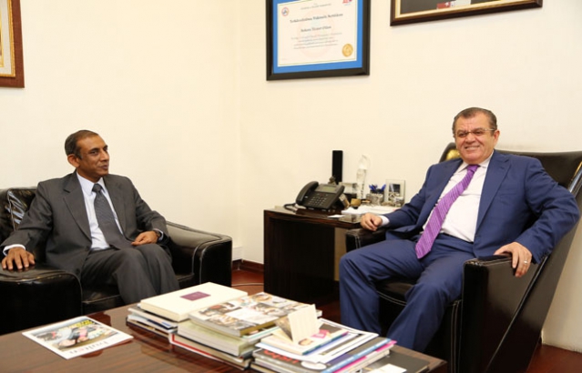 Ambassador Rahul Kulshreshth meets Mr. Salih Bezci, President, Ankara Chamber of Commerce on 11th November, 2014