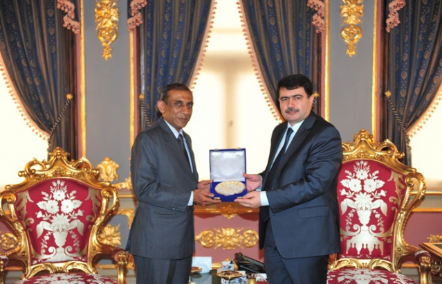Ambassador Rahul Kulshreshth meets Mr. Vasip Sahin, Governor of Istanbul, 08th December, 2014
