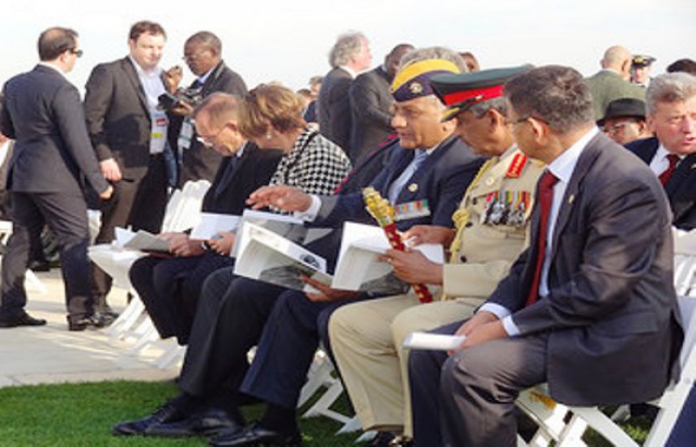 Minister of State for External Affairs attends 100th anniversary ceremonies of Canakkale battles (24-26 April, 2015)