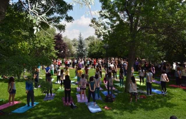 International Day of Yoga, METU, Ankara (21st June, 2015)