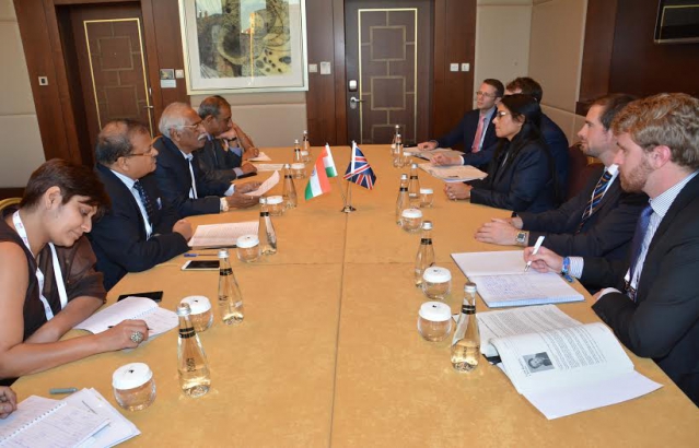 Minister of Labour & Employment in bilateral meeting with British delegation (Ankara, September 3, 2015)