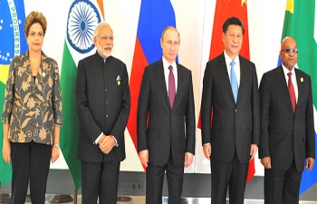 Group Photograph during BRICS Leaders meeting in Antalya, Turkey
