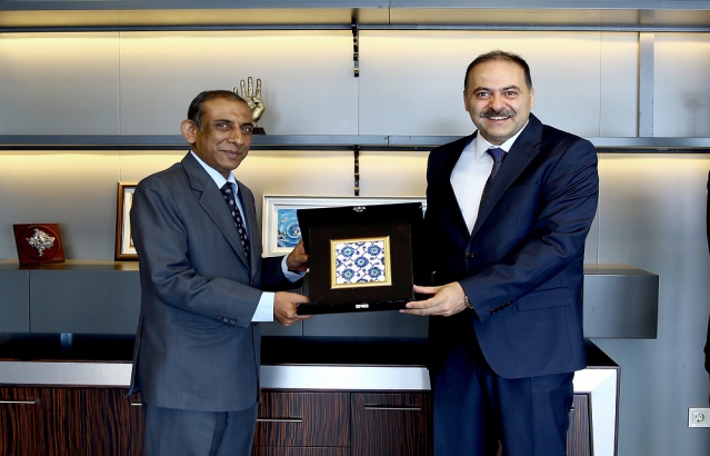 Ambassador calls on Dr. Omer Fatih Sayan, President of Information Technologies and Communication Authority of Turkey (20.4.17)