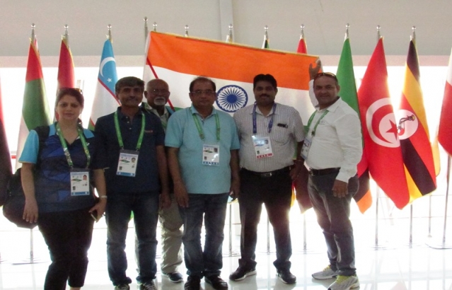 Indian Contingent at 2017 Samsun DEAFLYMPICS.