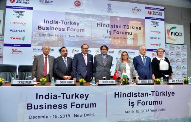 Ruhsar Pekcan, the Turkish Trade Minister, visited India on December 18, 2018