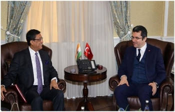 Ambassador Bhattacharyya met Erzurum Governor