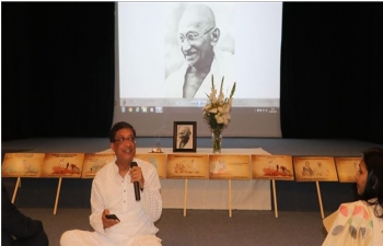 150th birthday of Gandhi celebrated in Ankara