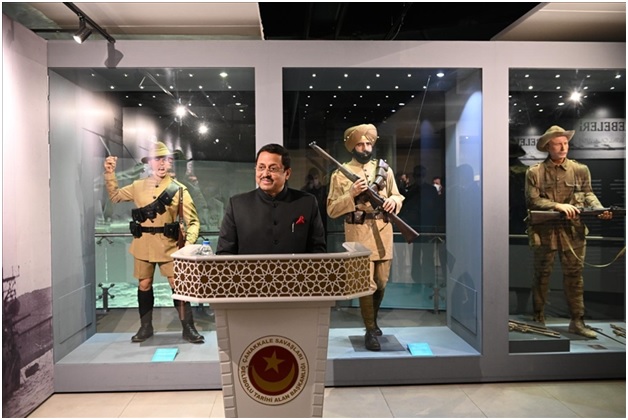 Indian envoy to Turkiye visits Gallipoli museum