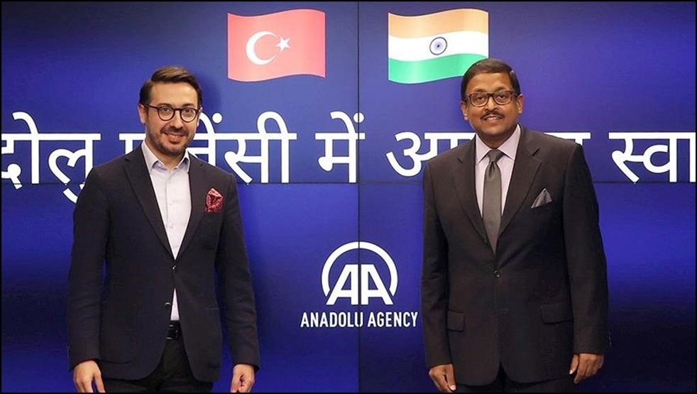 Indian ambassador visits Anadolu Agency headquarters