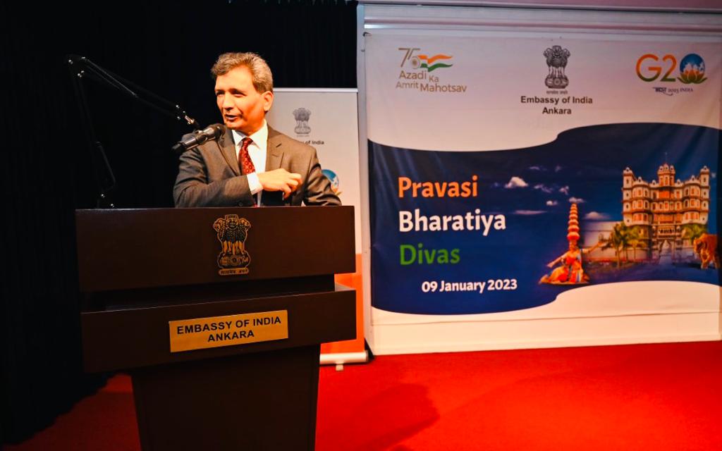 Celebrating Pravasi Bhartiya Divas 2023 at the Embassy of India, Ankara (09.01.2023)