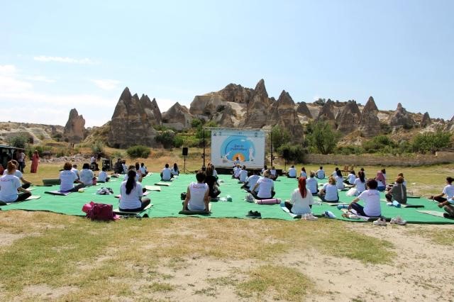 Indians Celebrate International Yoga Day in Cappadocia