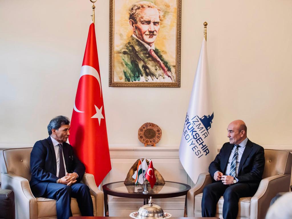 Ambassador's courtesy call on the Mayor of Izmir (12.01.2023)